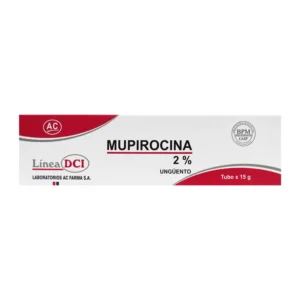 MUPIROCINA 2% UNG?ENTO TUBO X 15 G / AC FARMA